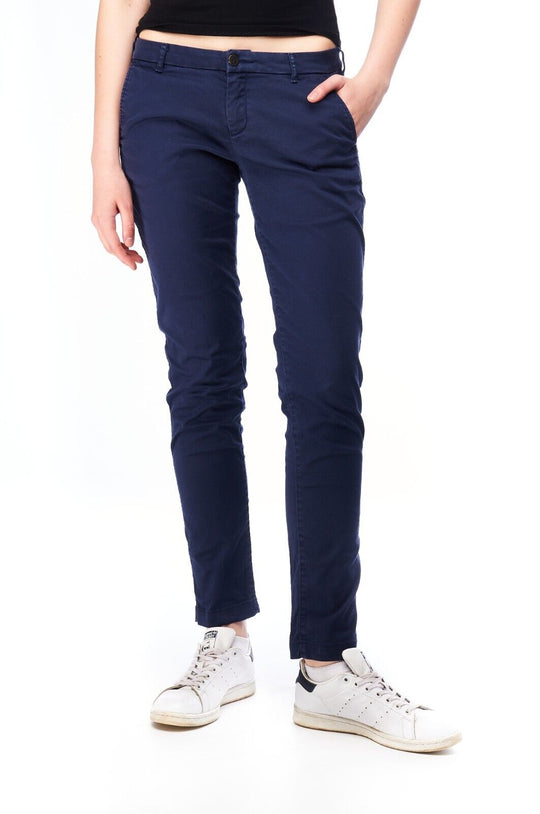 MAISON SCOTCH Skinny Jeans Navy Cotton Women's Stretch Pants Size 27