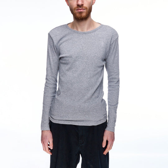 G-STAR RAW Denim Sweater Gray Cotton Men's Crew Neck Knit Jumper Size M