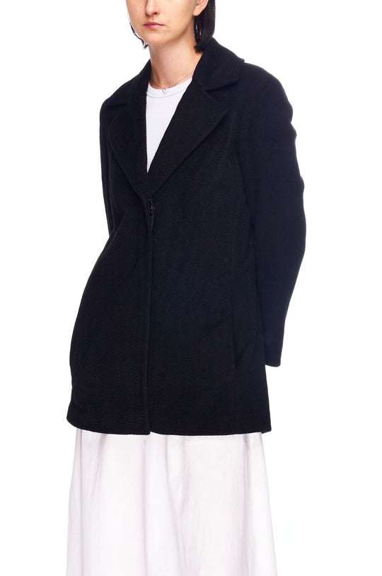 MAX MARA Coat Black Camel Hair Women's Jacket Size 8US / 42 IT / 10UK