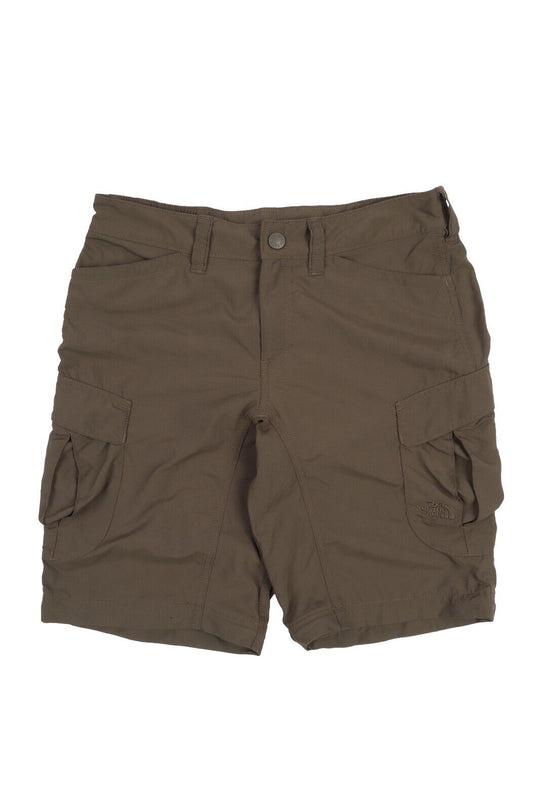 THE NORTH FACE Cargo Shorts Olive Brown Nylon Women's Outdoor Size S