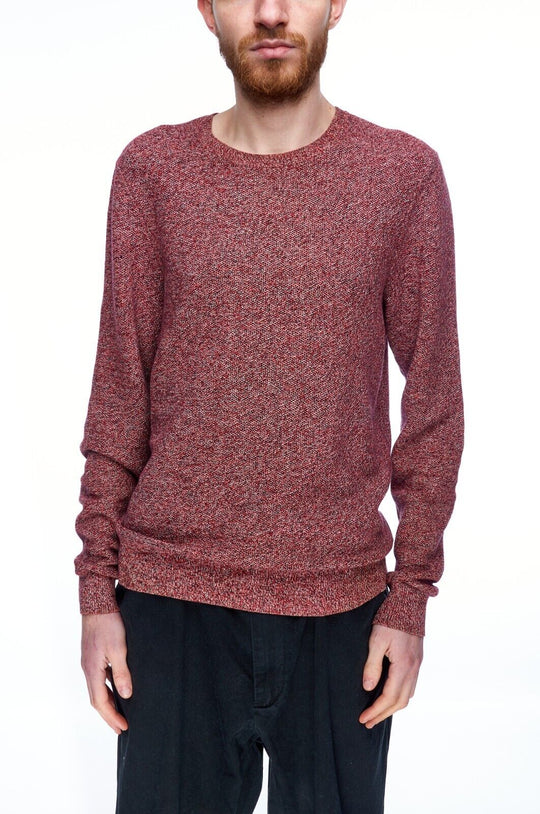 ACNE STUDIOS Sweater Gray Linen Men's Long Sleeve Jumper Size L