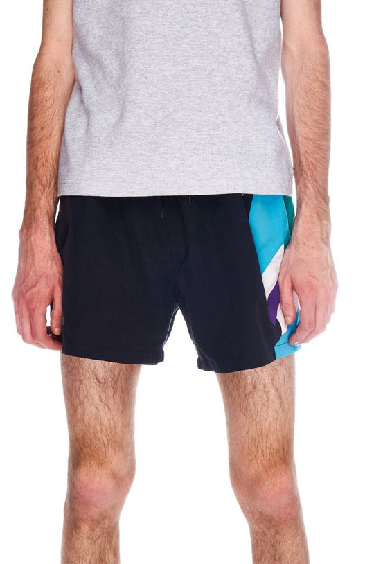 Vintage ADIDAS Track Shorts Black Cotton Men's Size M / 42 / D5