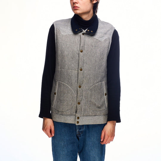 TED BAKER Vest Grey Mens Hunting Waistcoat Size 5 / L