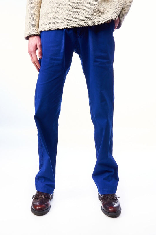 CANALI Jeans Navy Denim Cotton Men's Straight Leg Pants Size 48