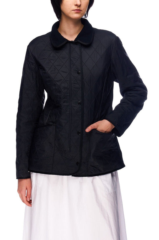 BARBOUR Quilt Jacket Black Women's Size 12 UK / 8 US / 38