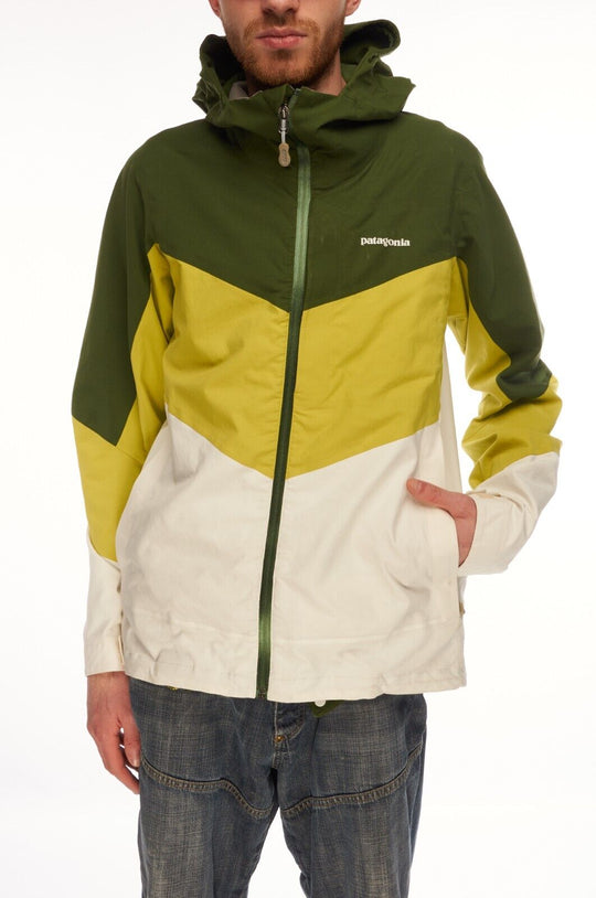 PATAGONIA Ski Jacket Green Mens Windbreaker Size S