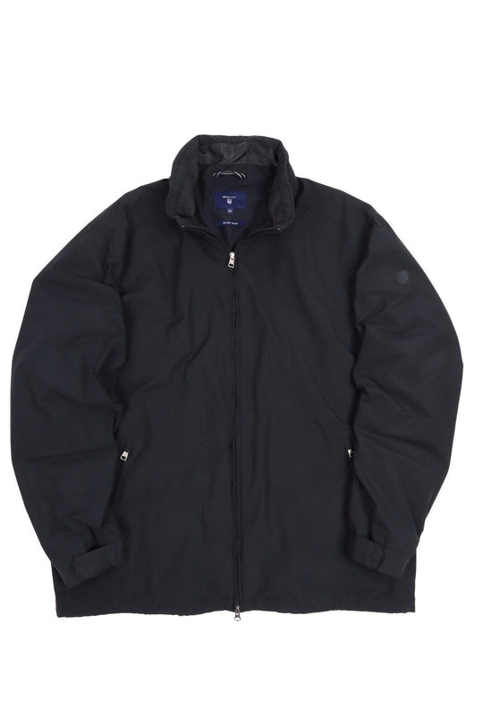 GANT The Mist Jacket Navy Cotton Nylon Men's Windbreaker Size 3XL