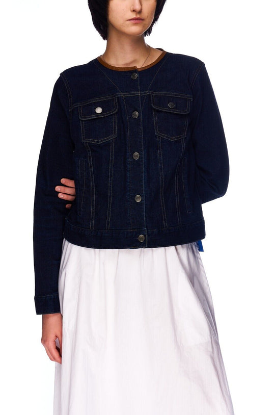 RALPH LAUREN Jacket Navy Denim Cotton Women's Size M