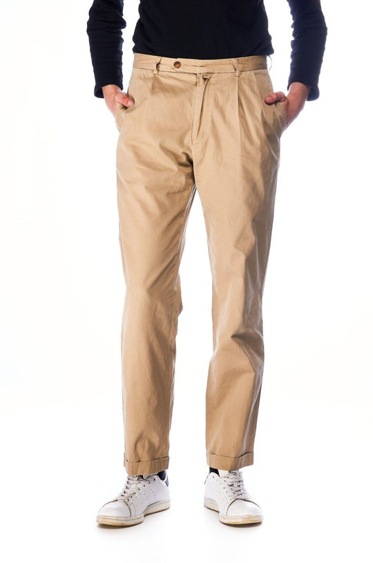 TOMMY HILFIGER Chino Pants Brown Cotton Mens Trousers Size 52