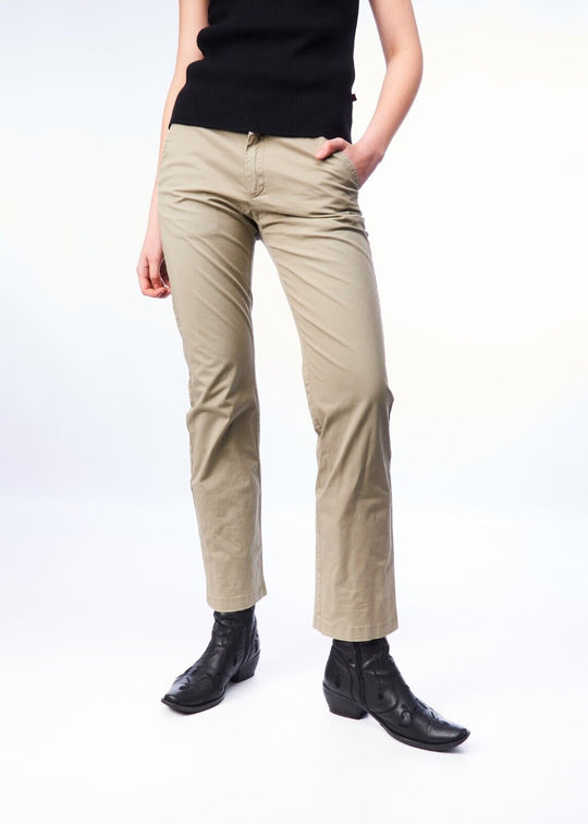 LOVE MOSCHINO Chino Pants Grey Cotton Men's Size 46IT / 36 UK
