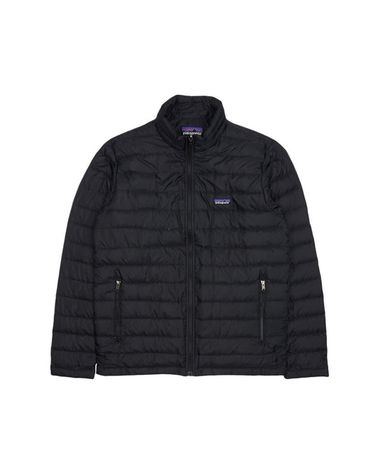 PATAGONIA Puffer Jacket Black Mens Quilted Down Size M