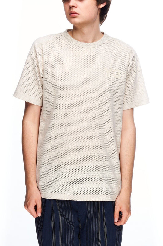 ADIDAS YOHJI YAMAMOTO Y-3 T-Shirt Beige Men's Short Sleeve Tee Size S