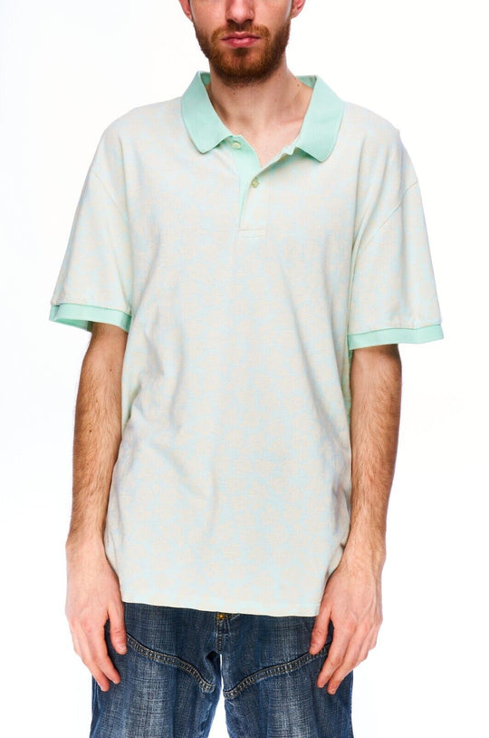 GANT Polo Shirt Mint Green Pique Cotton Men's Short Sleeve Size XXL