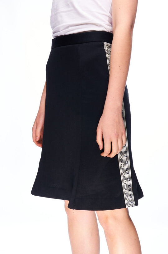 WOOD WOOD A-Line Skirt Black Women's Knee Lenght Size 34