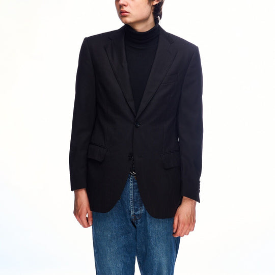 DINIZ & CRUZ Jacket Navy Wool Mens Blazer Size 46 IT