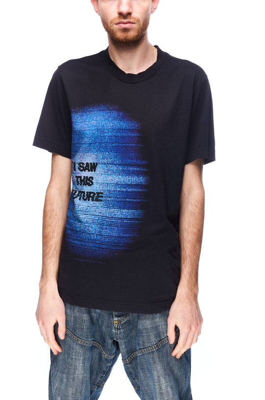 ADIDAS YOHJI YAMAMOTO Y-3 T-Shirt Black Men's "I Saw This Future" Tee Size M