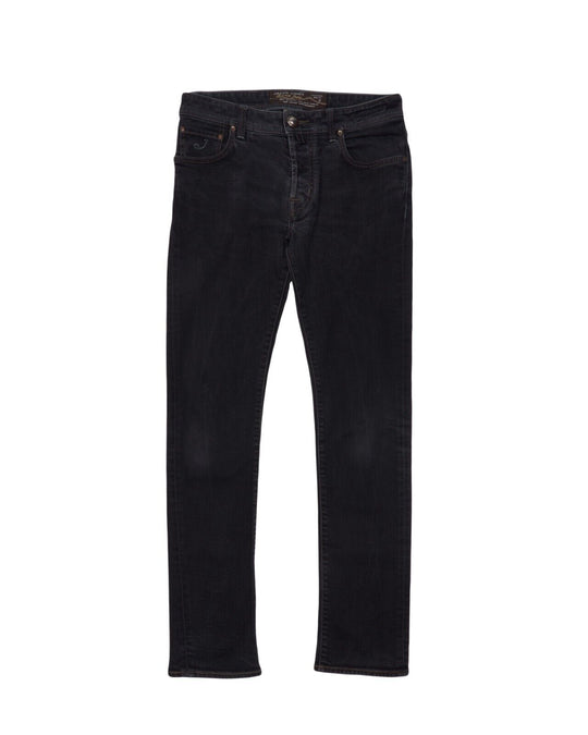 JACOB COHEN Denim Grey Faded Cotton Mens Jeans Size 31