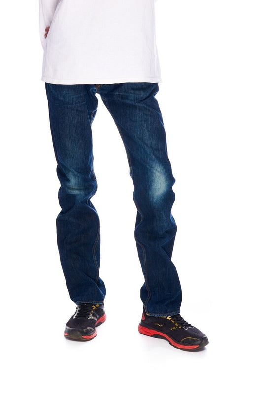 BLUE BLANKET Jeans Blue Selvage Cotton Men's Faded Denim Size W32