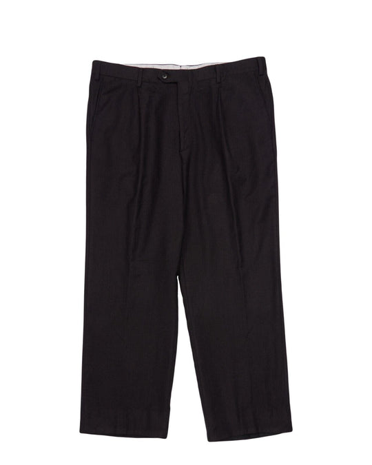 BRIONI Cervinia Pants Dark Grey Wool Men's Trousers  Size 51 IT