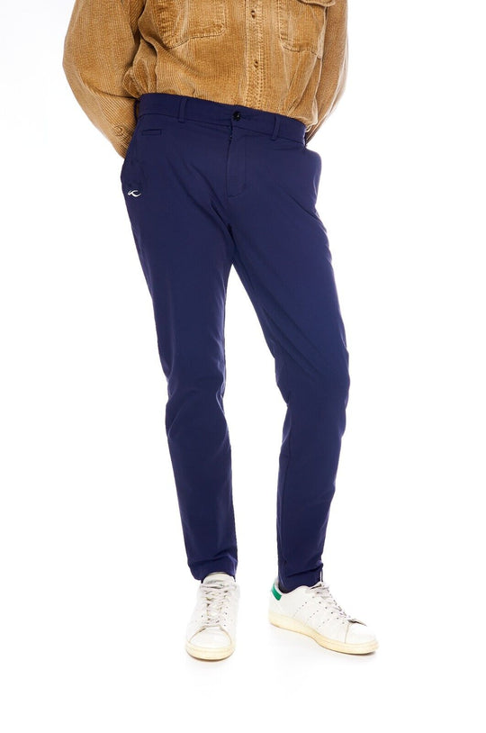 KJUS Ike Pants Navy Nylon Men's Tracking Trousers Size W33 L32