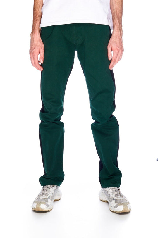 KENZO Paris Jeans Green Black Cotton Men's Pants Size 30 US