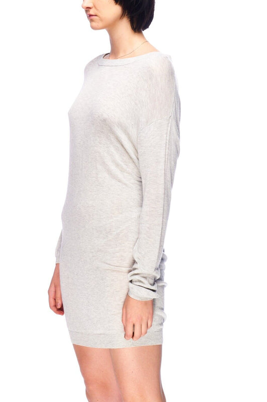ACNE Longsleeve Dress Grey Melange Womens Size S
