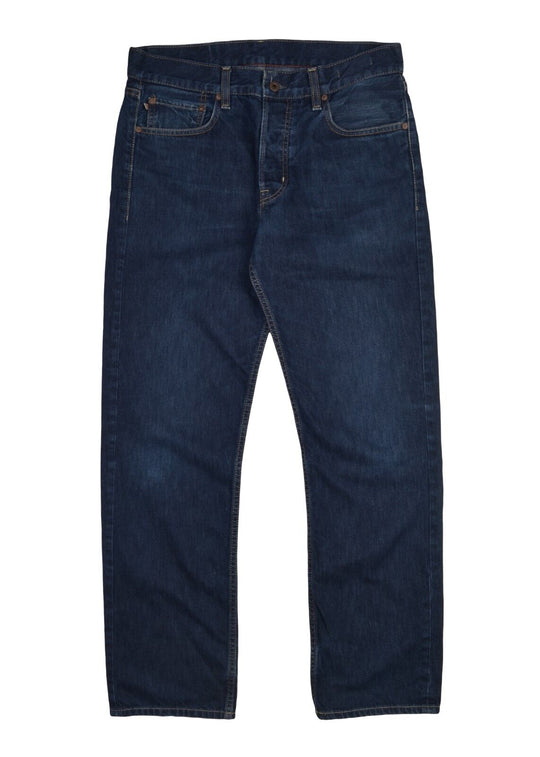 Polo RALPH LAUREN Denim Blue Cotton Mens Jeans Size 32 / 32