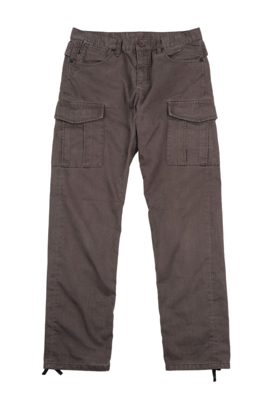 ARMANI EXCHANGE Cargo Pants Brown Cotton Men's Straight Leg Trouser Size 30