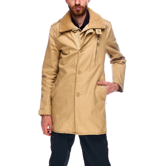 SUPERDRY Coat Beige Mens Jacket Size S