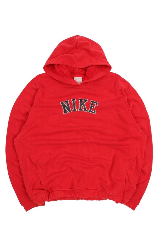 NIKE Hoodie Red Cotton Kid's Big Logo Jumper Size XL / 16 - 18 Years