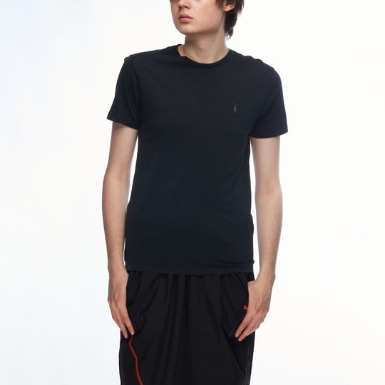 ALLSAINTS Tee Shirt Black Cotton Mens T-Shirt Size XS