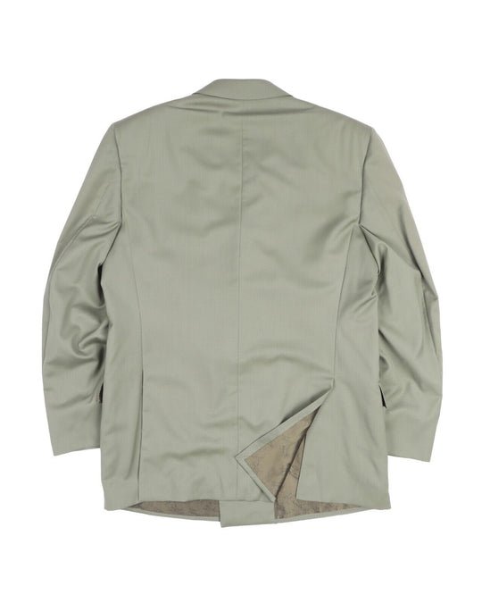 Vintage BRIONI Blazer Green Double Breasted Wook Jacket Mens Size 42 US / 52 EU