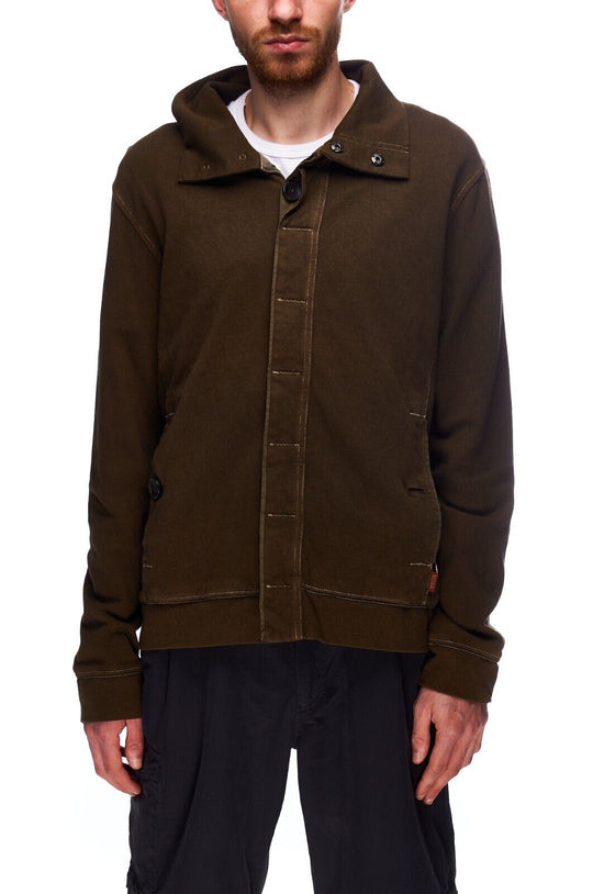 HUGO BOSS Cardigan Brown Cotton Men's Knit Jumper Sweater Size S