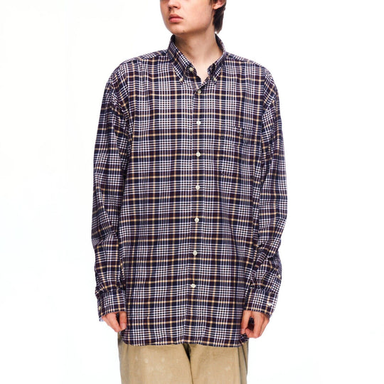 GANT Shirt Multicolored Check Cotton Men's Button-Down Size XL