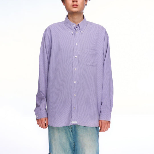 TED BAKER LONDON Shirt Specialist Purple Check Viscose Men's Button Down Size 4