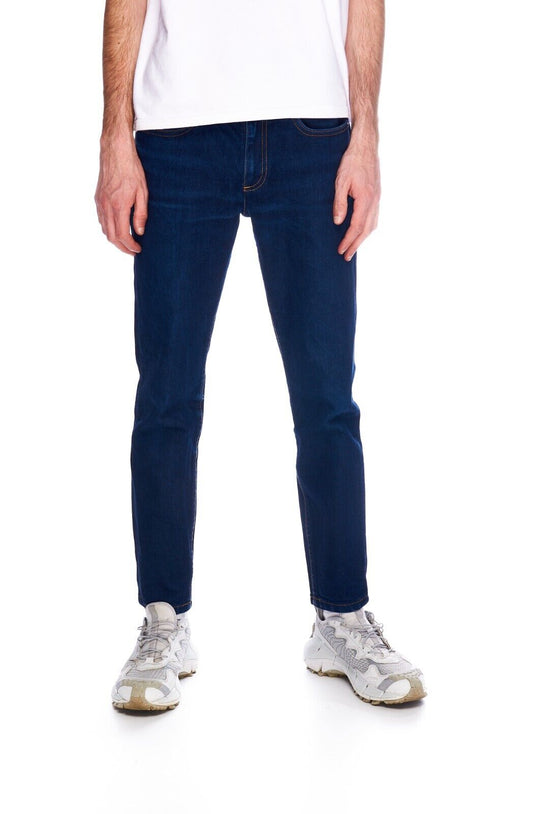 A.P.C. Jeans Navy Denim Cotton Men's Skinny Trousers Size 29