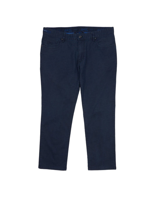 BRIONI Summer Luxury Pants Blue Tencel Cotton Mens Trousers Size 36
