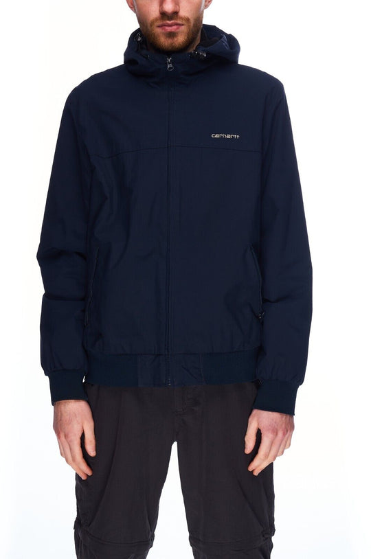 CARHARTT Hooded Sail Jacket Navy Nylon Women's Size L