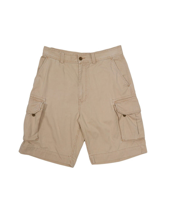 Polo RALPH LAUREN Cargo Beige Cotton Mens Shorts Size 32