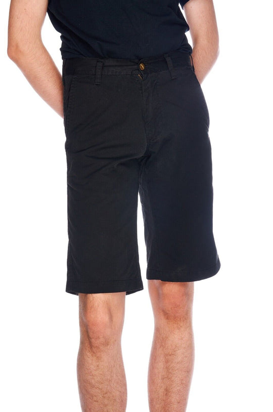 CARHARTT Chino Shorts Black Cotton Men's Bermuda Size ~ 28