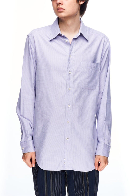 ARMANI COLLEZIONI Dress Shirt Striped Cotton Mens Button Up Size 39 / 15.5