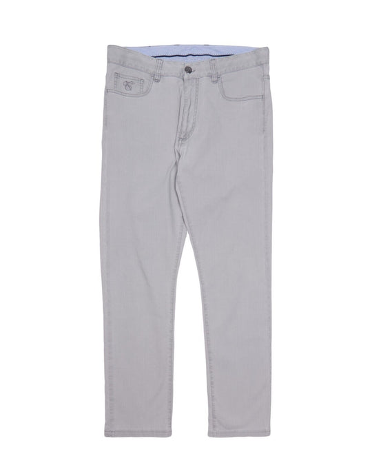 CANALI Jeans Cotton Mens Straight Leg 5 Pocket Trousers Size 50 R