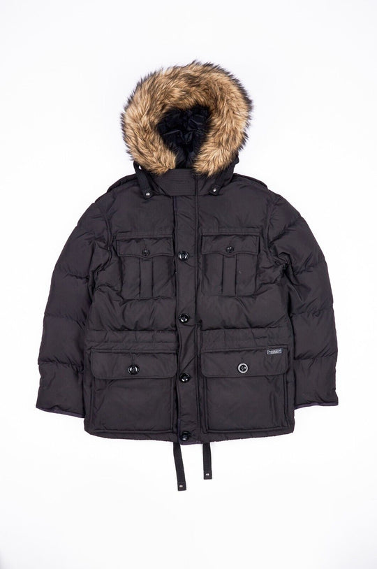 Polo RALPH LAUREN Down Jacket Black Womens Puffer Size L