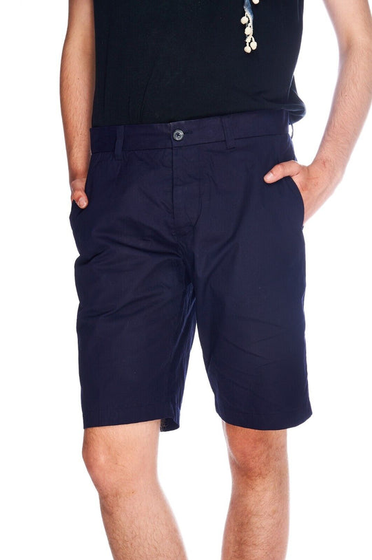 H&M Chino Shorts Navy Navy Cotton Men's Size 48