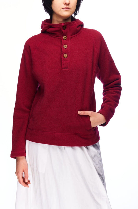 BERGHAUS Hoodie Burgundy Women's Outdoor Sweatshirt Size 12 UK / M