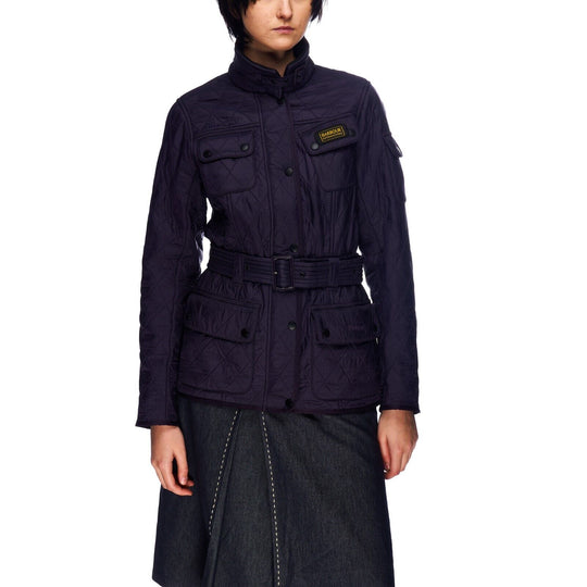 BARBOUR International Violet Multipocket Quilted Jacket Size UK 10 US 6