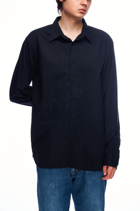 UNIQLO Navy Cotton Shirt Men's Button Down Slim Fit Size S