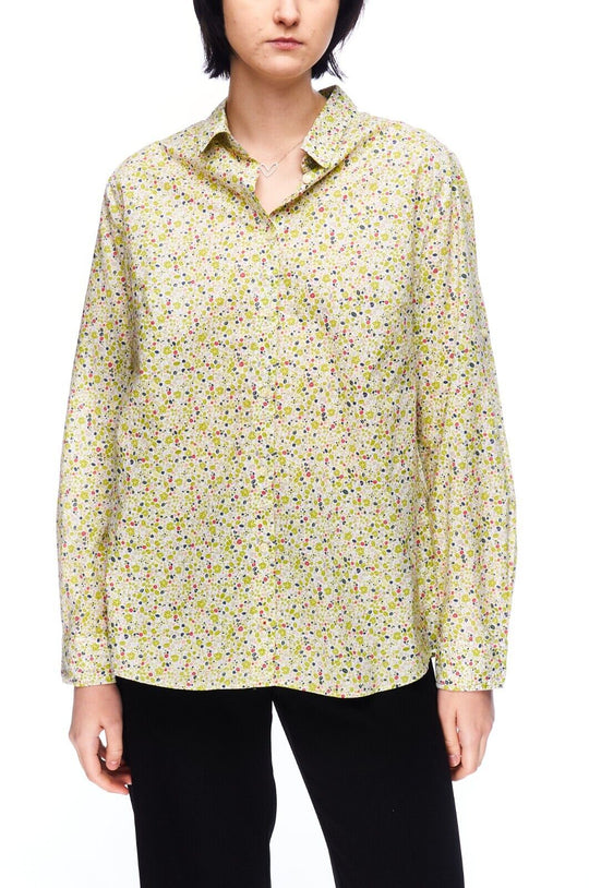 BARBOUR Daisy Field Shirt Multicolored Floral Print Cotton Womens Size 42 / 16UK