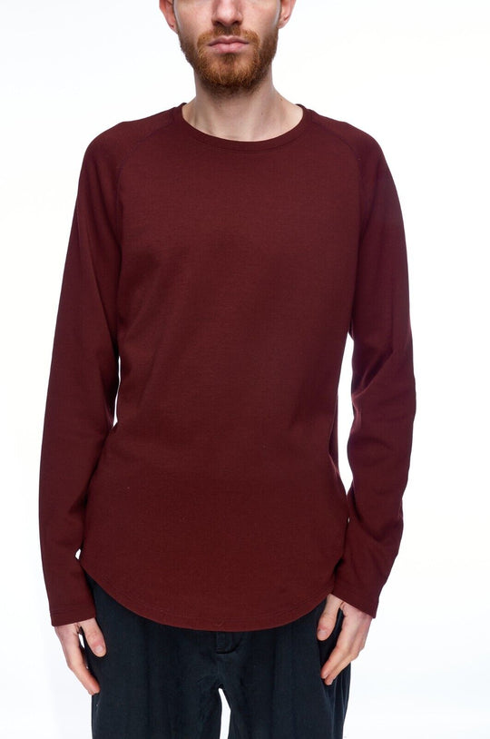 BANANA REPUBLIC Crew Neck Sweater Burgundy Cotton Men's Knit Jumper Size M