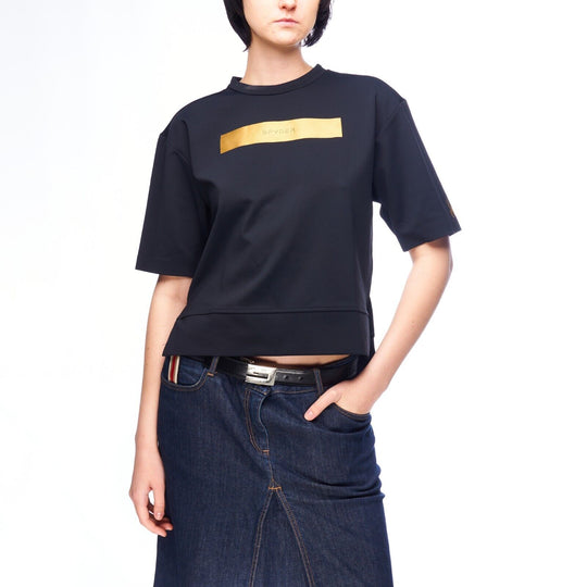 SPYDER T-Shirt Black Women's Short Sleeve Top Size S